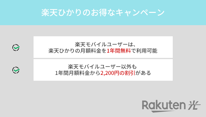 楽天経済圏の人にとってお得な楽天ひかりのキャンペーンを紹介